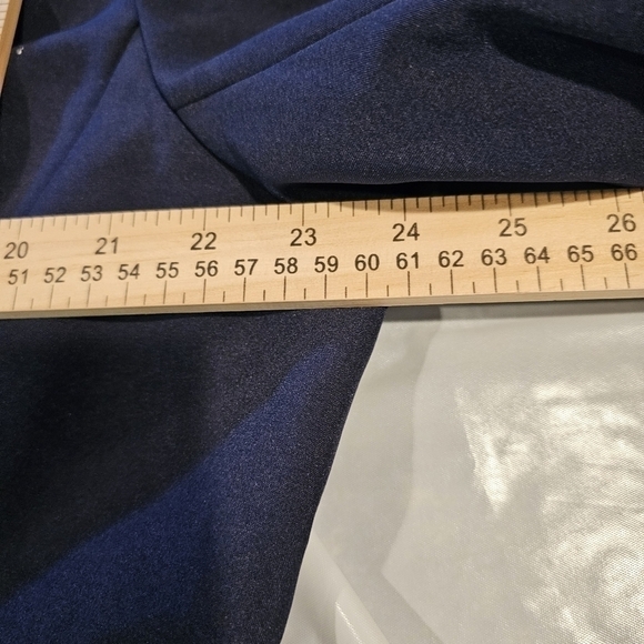 DG2 DIANE GILMAN Navy Blue Blazer Gabardine Business Career Jacket NEW NWT - Picture 7 of 12